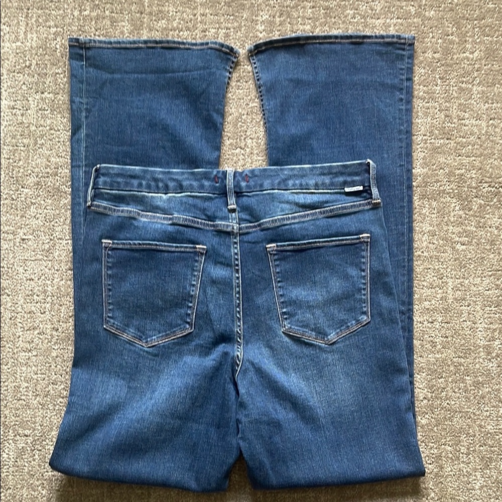 Dear John Tall Women’s Button Up Jeans Blue Flare Wide Leg Jeans Size-W31 X L32 - Picture 13 of 14